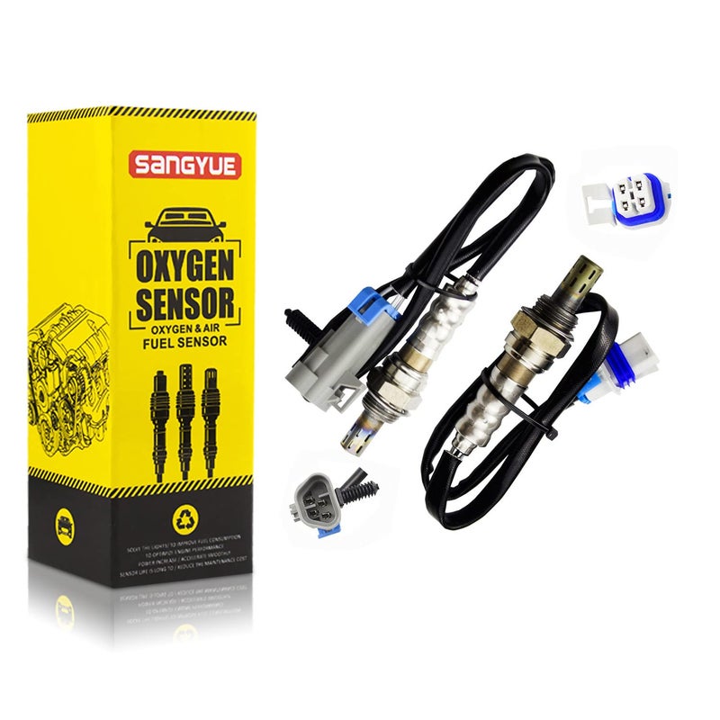 Sangyue 2X Oxygen Sensor 1 & 2 for Hummer H3 2006 3.5L Upstream + Downstream - Image 1